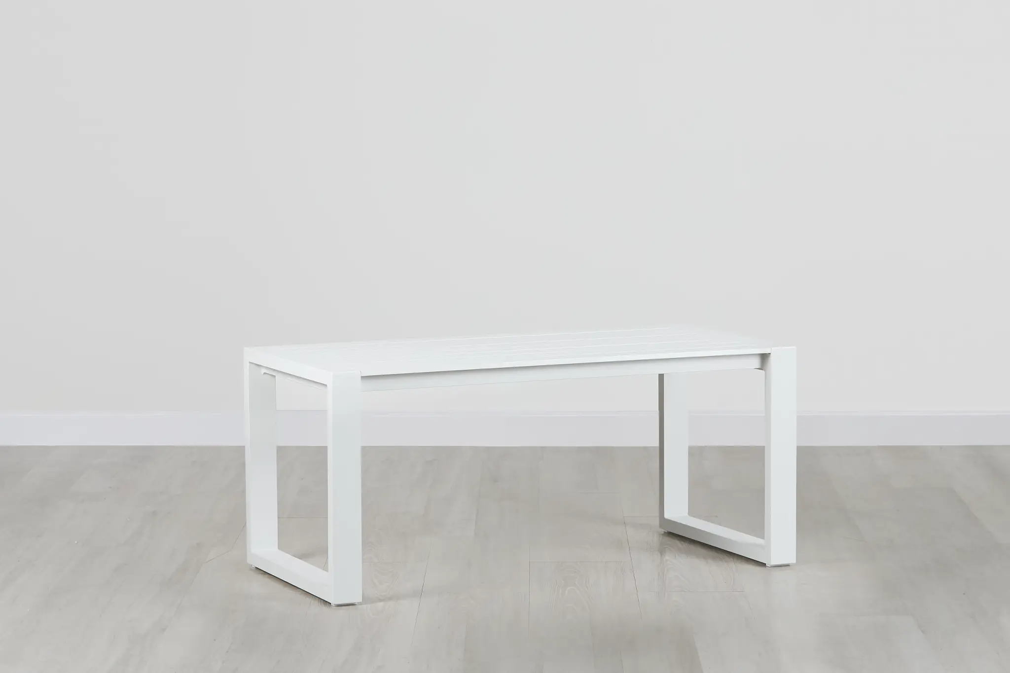 Linear2 White Aluminum Coffee Table Linear2 White Aluminum Coffee Table