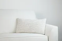 Baxter Gray Lumbar Accent Pillow