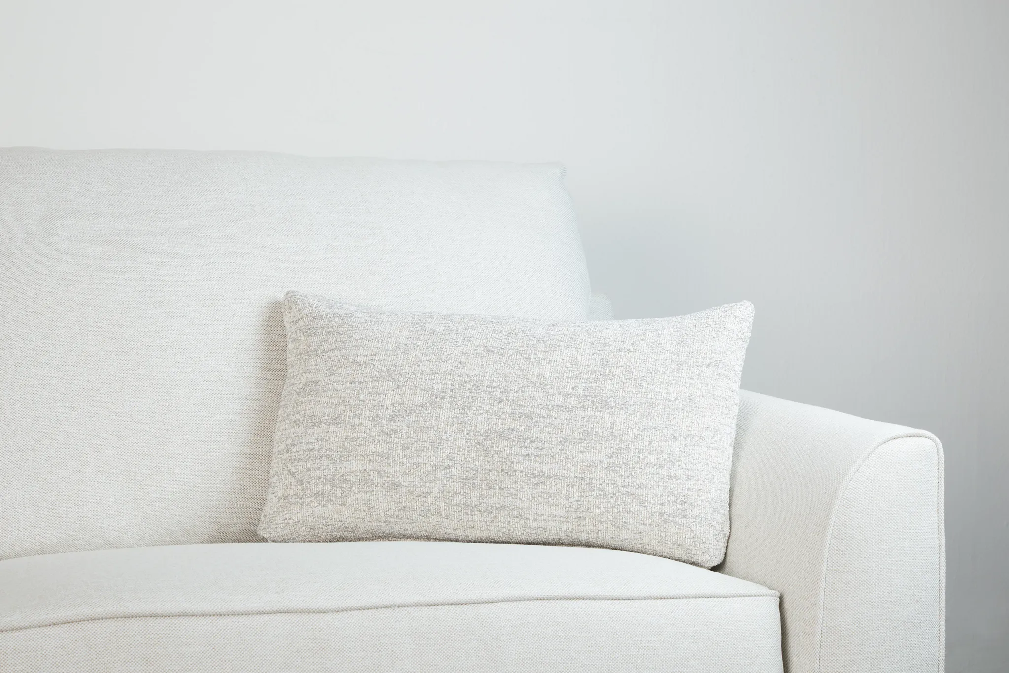 Baxter Gray Lumbar Accent Pillow