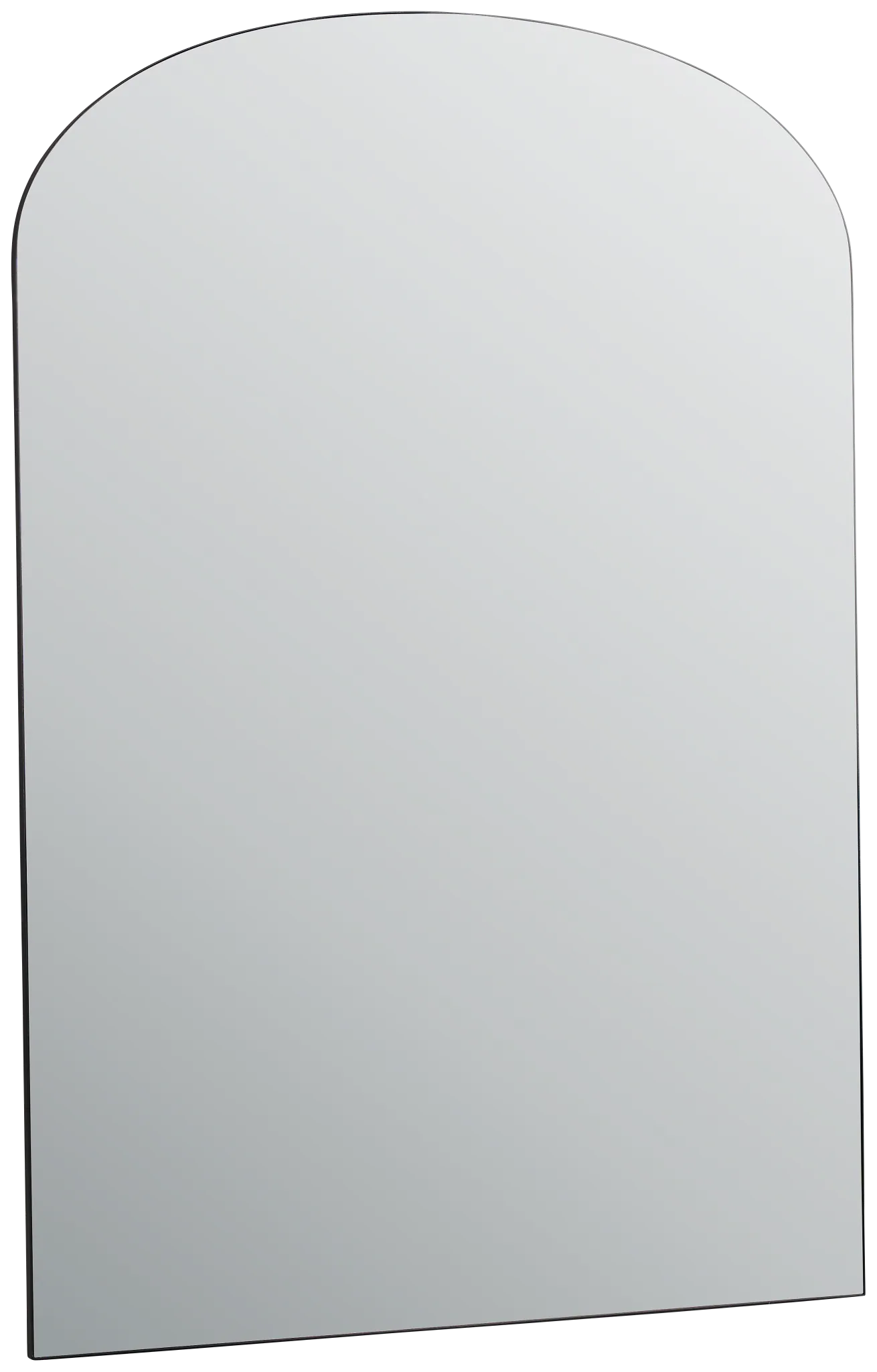 Hudson Black Floor Mirror