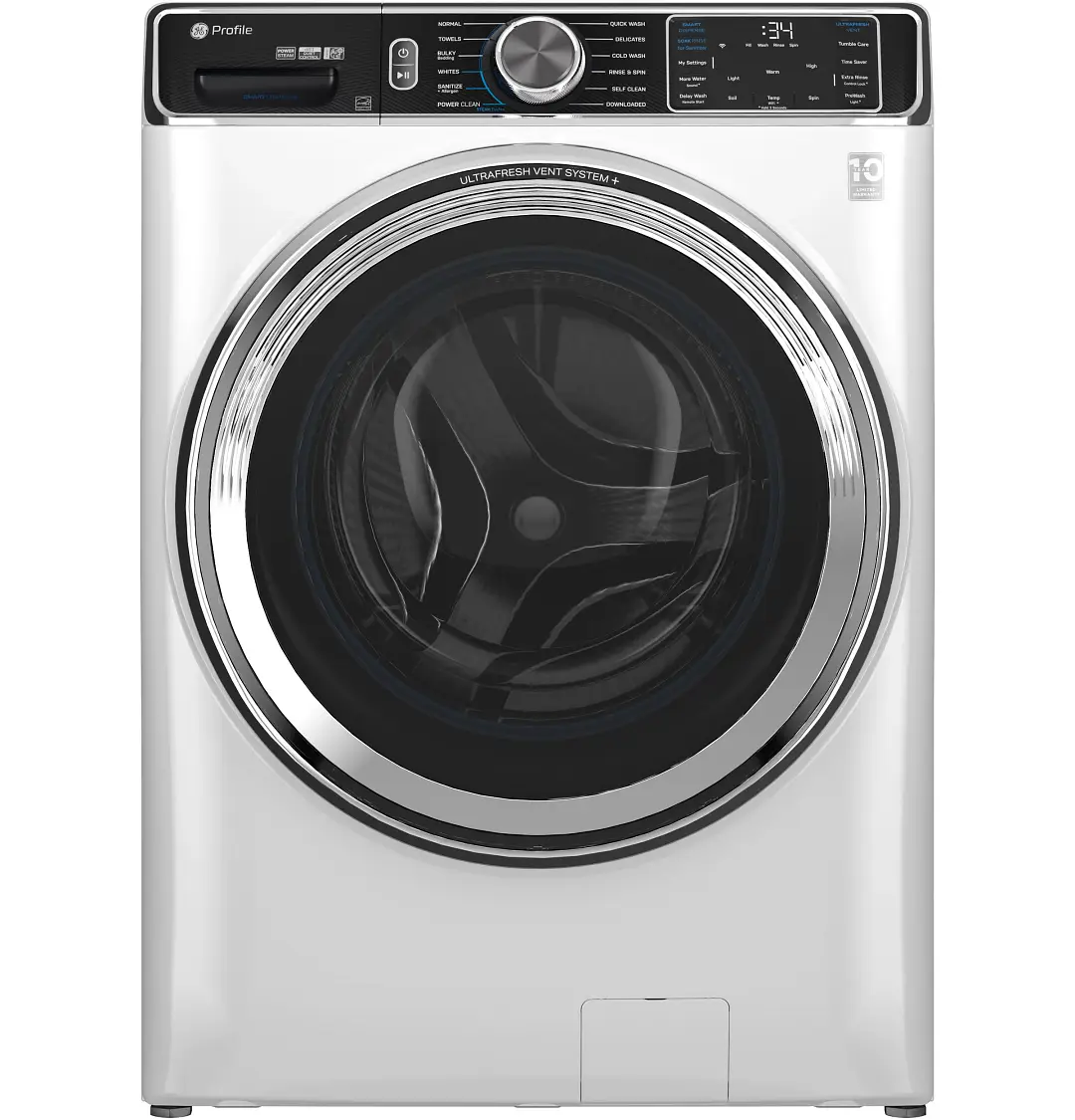 Ge Profile 870 Series White Front Load Washer Ge Profile 870 Series White Front Load Washer
