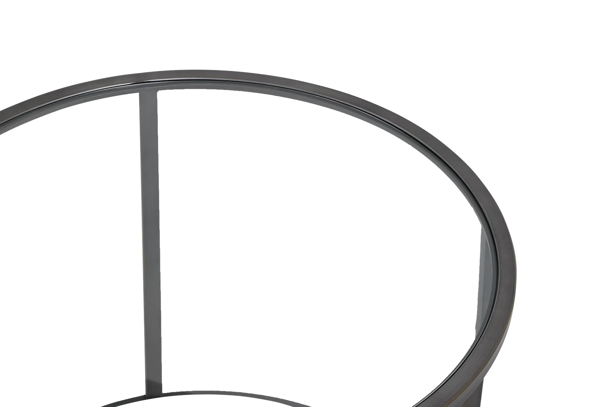 Harlow Glass Chairside Table