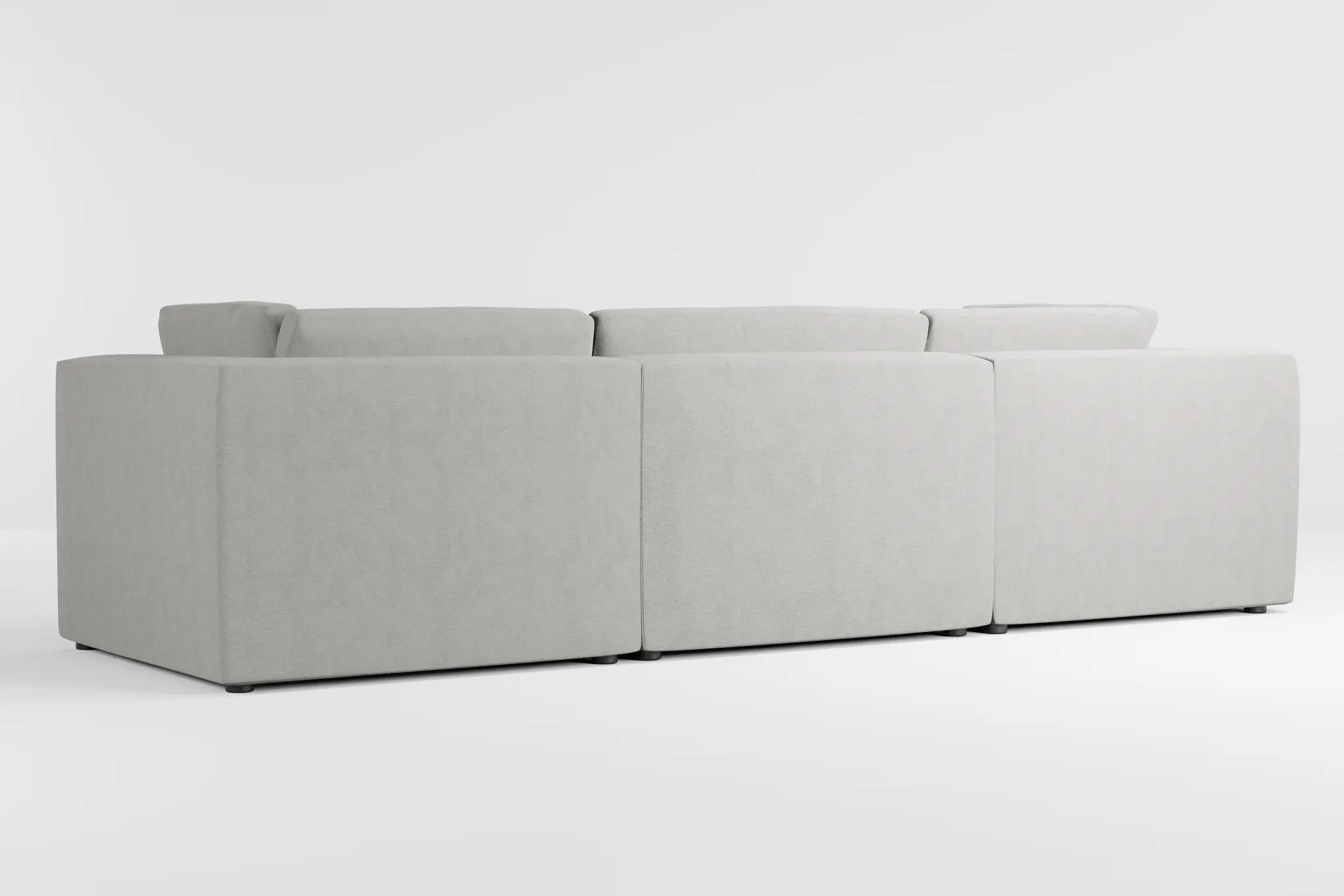 Destin Maguire Gray Fabric 3-piece Modular Sofa Destin Maguire Gray Fabric 3-piece Modular Sofa