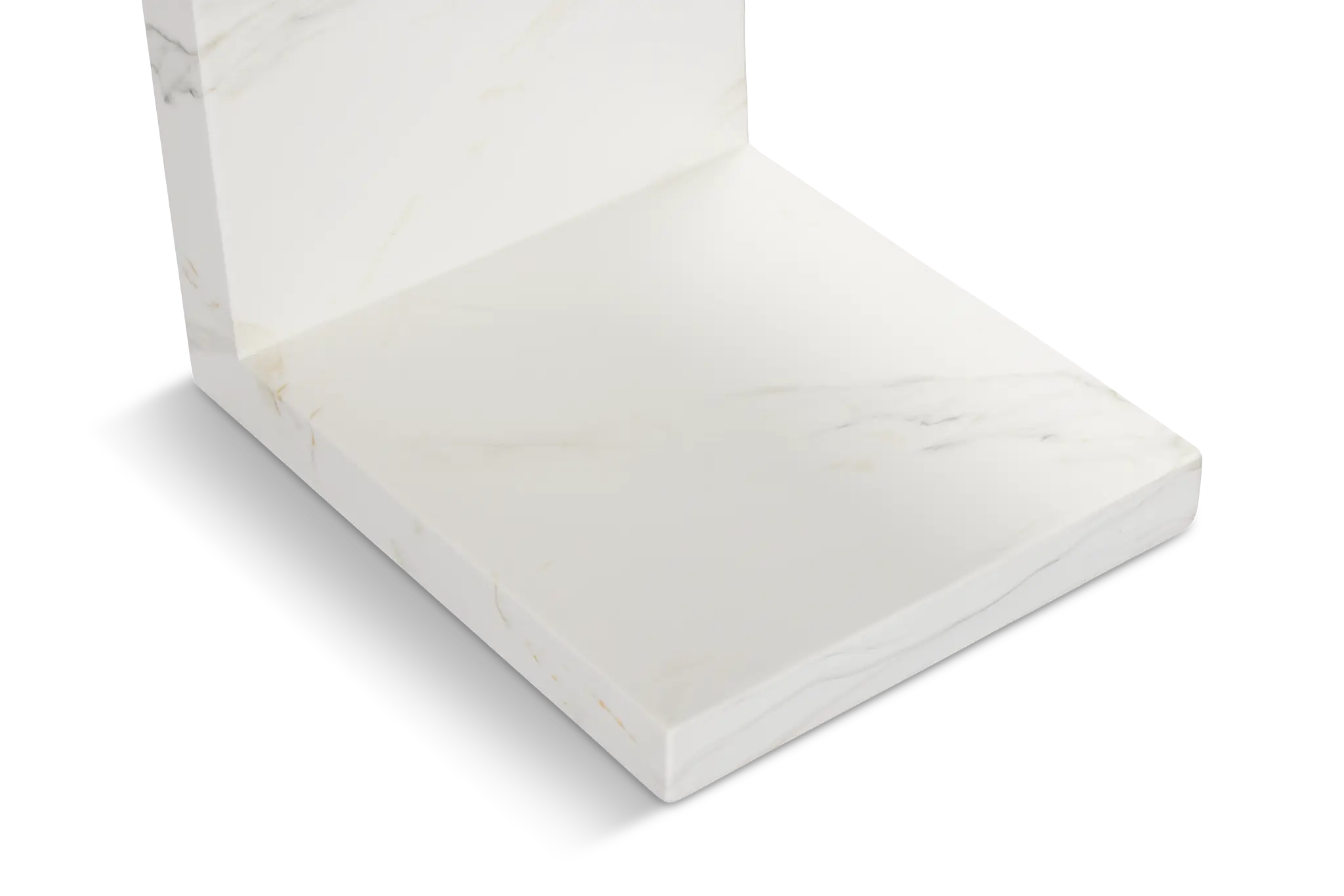 Merrick White C-side Table Merrick White C-side Table