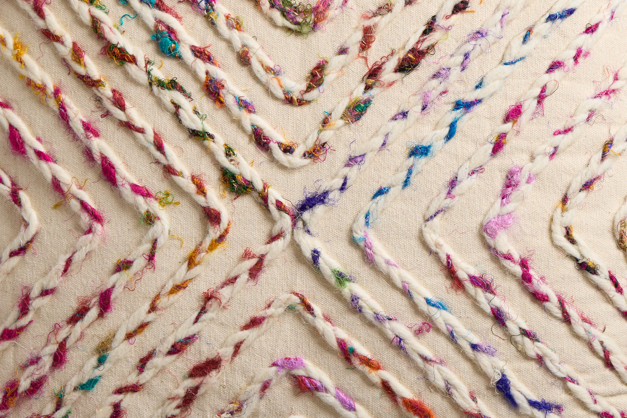 Vargas Multicolored Square Accent Pillow