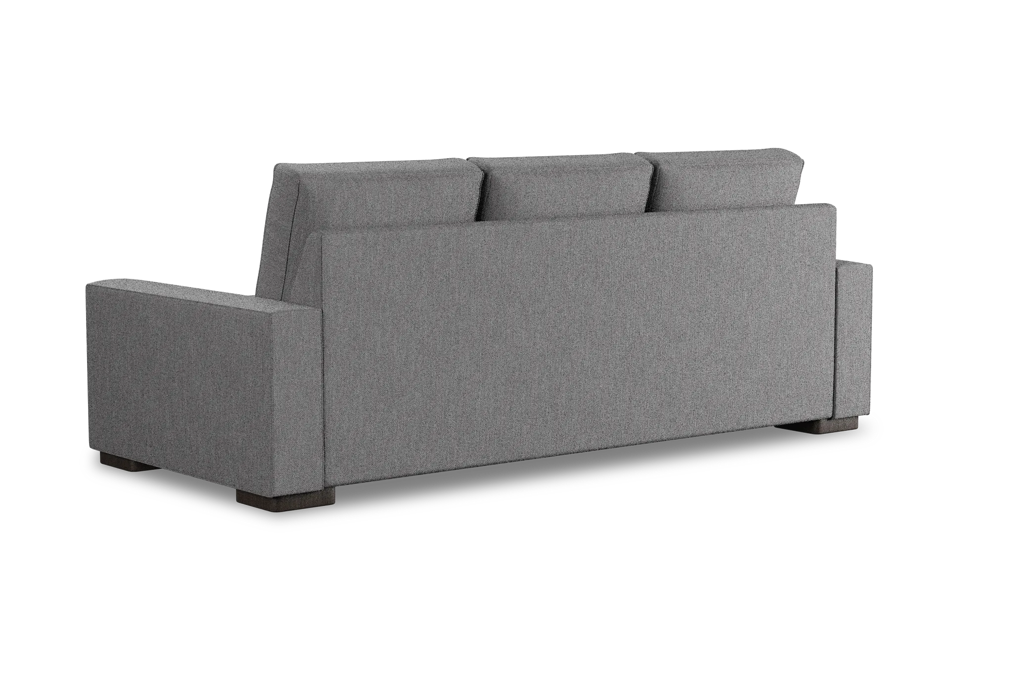 Edgewater Revenue Gray 96" Sofa W/ 3 Cushions