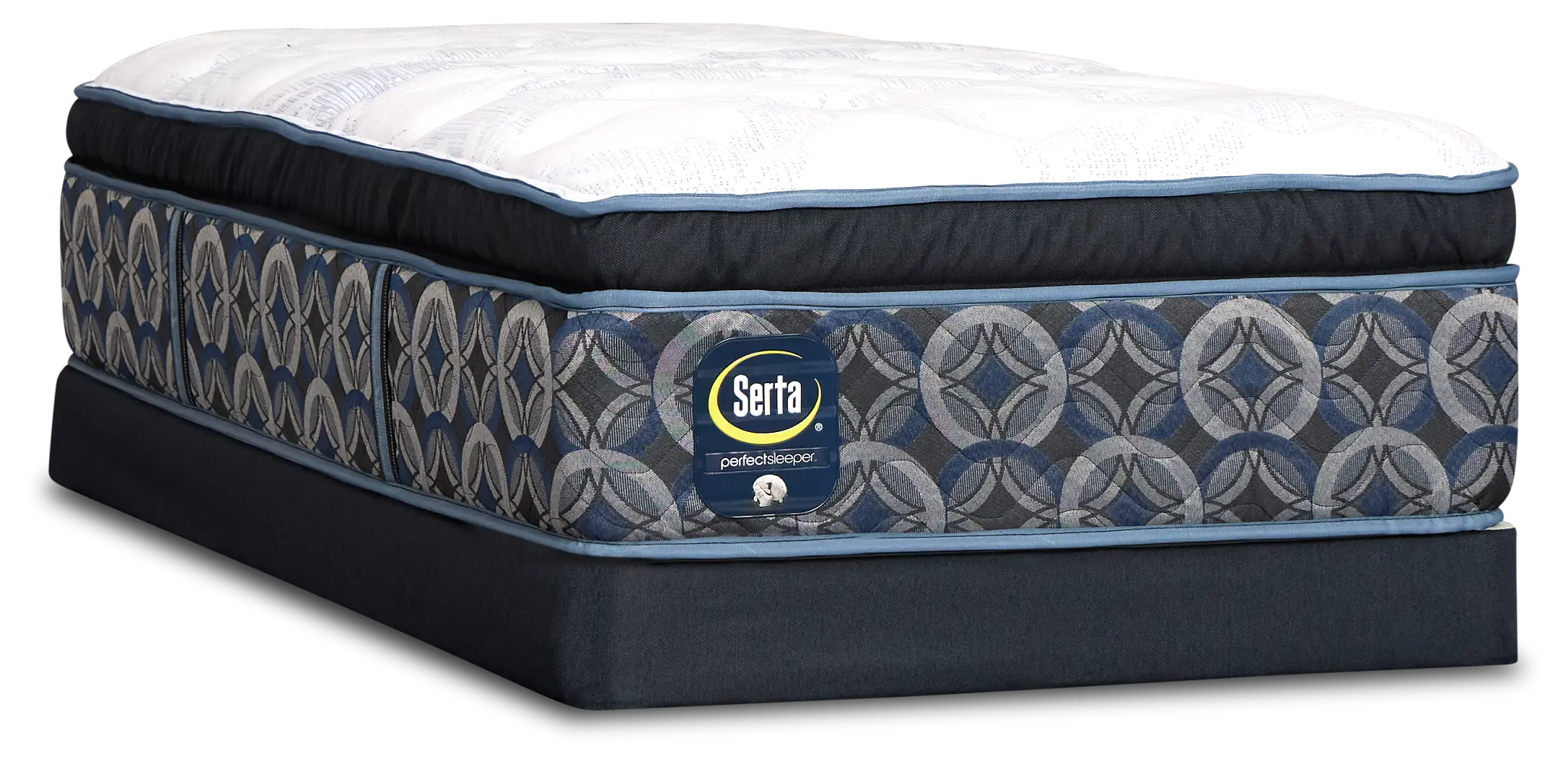 Perfect Sleeper Bay City Plush Low-profile Mattress Set Perfect Sleeper Bay City Plush Low-profile Mattress Set