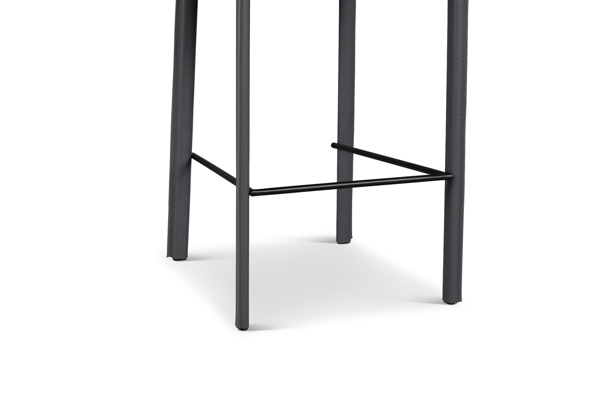 Lugo Gray 27" Upholstered Barstool