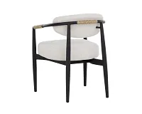 Isla Ivory Upholstered Arm Chair