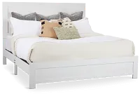 Ollie White Panel Bed