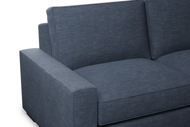 Edgewater Elevation Dark Blue 84" Sofa W/ 2 Cushions