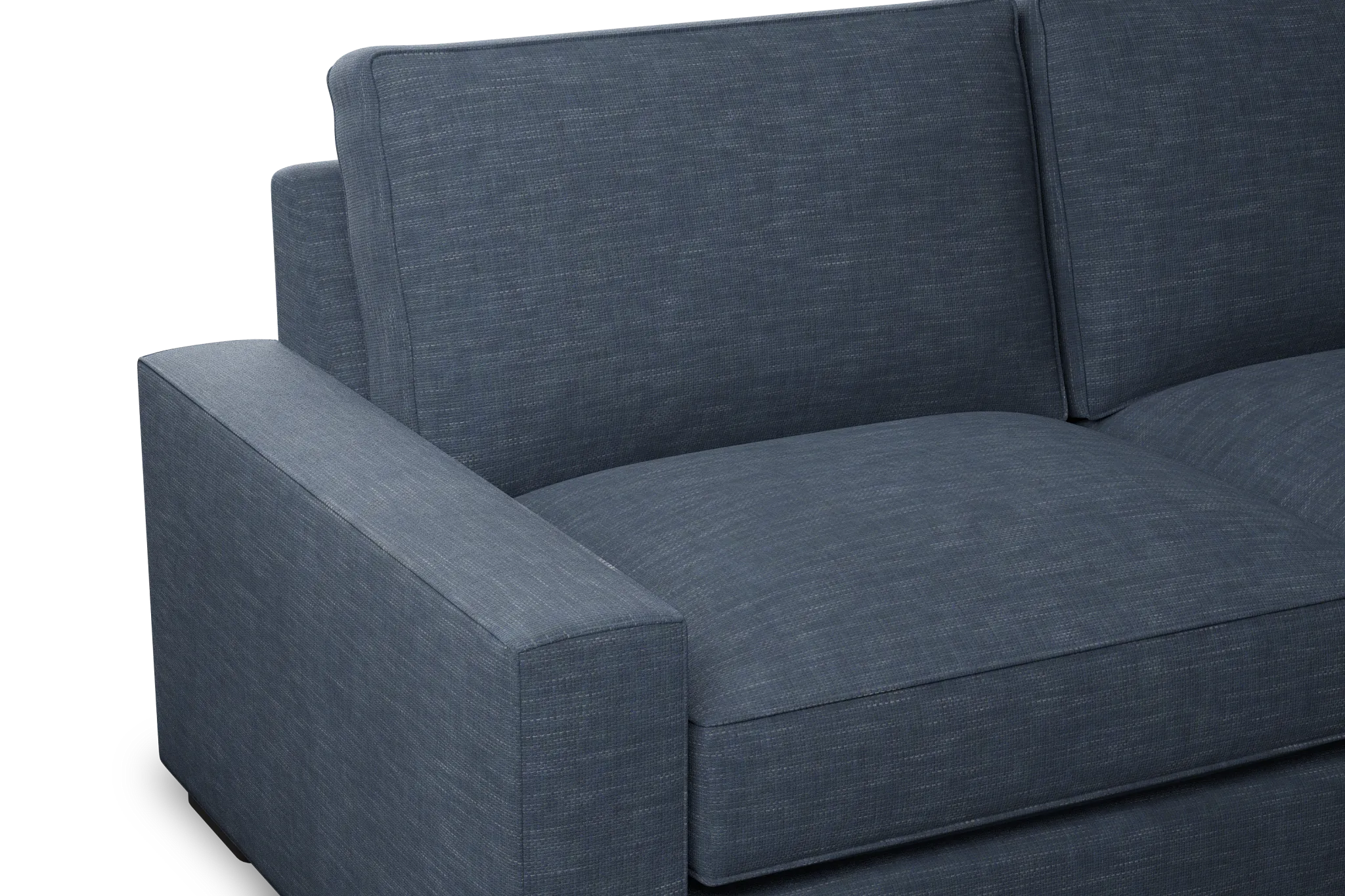 Edgewater Elevation Dark Blue 84" Sofa W/ 2 Cushions