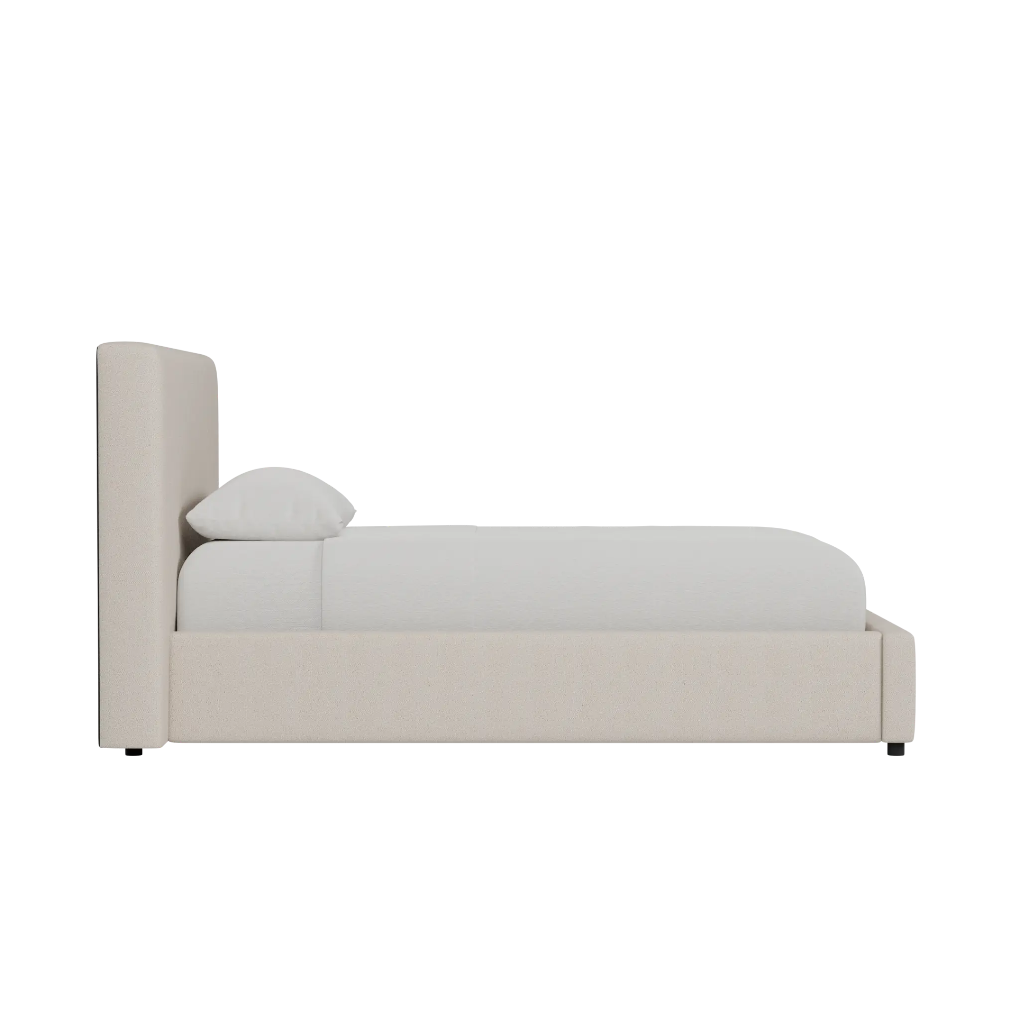 Grayton Gellar Brown 44" Upholstered Platform Bed Grayton Gellar Brown 44" Upholstered Platform Bed