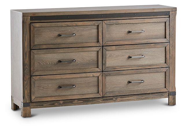Lancaster Mid Tone Wood Dresser