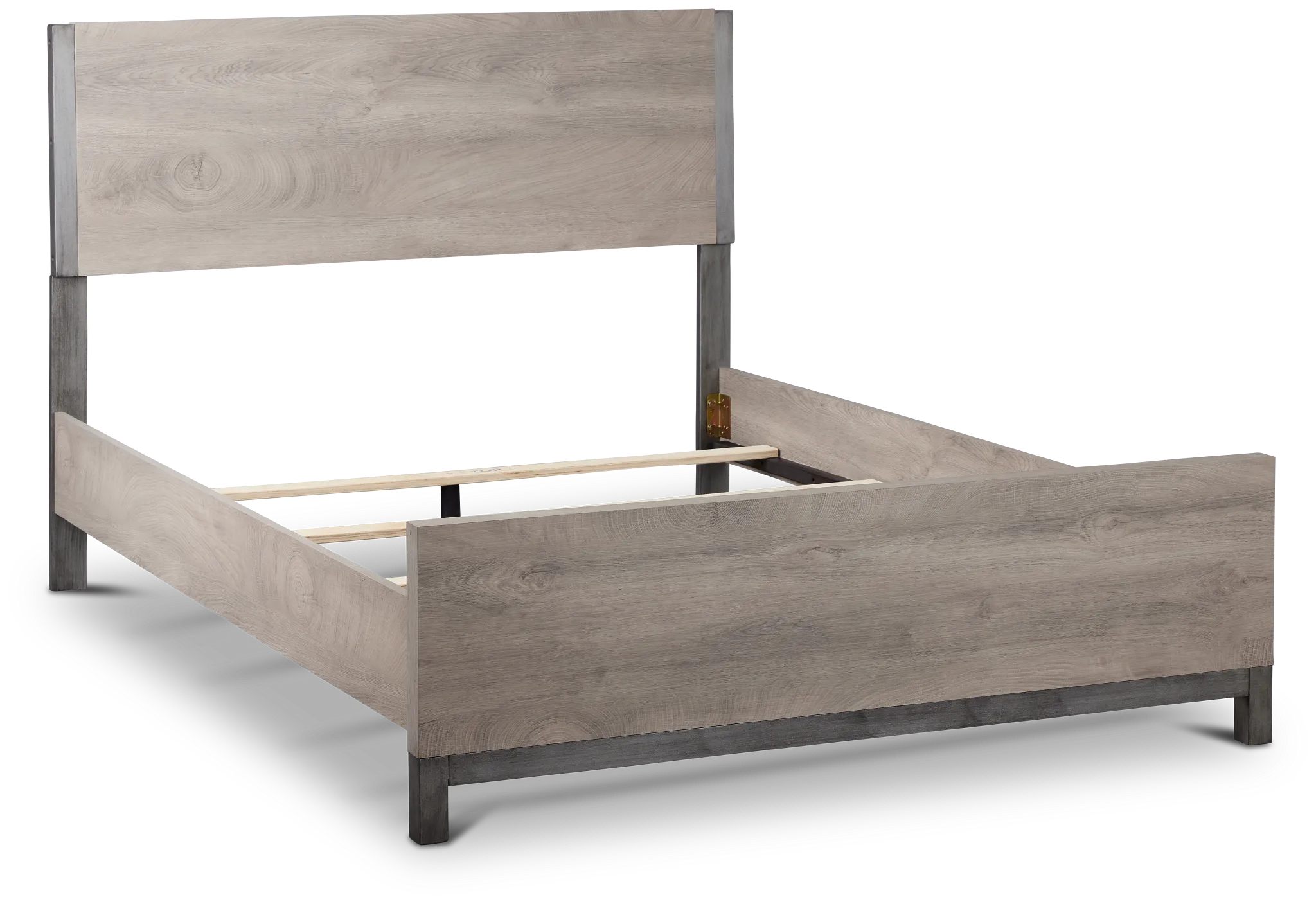 Evanston Gray Panel Bed