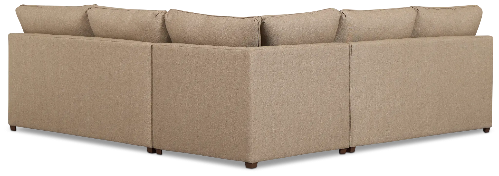 Tate Brown Fabric Medium 2-arm Left Cooling Memory Foam Sleeper Sect Tate Brown Fabric Medium 2-arm Left Cooling Memory Foam Sleeper Sect