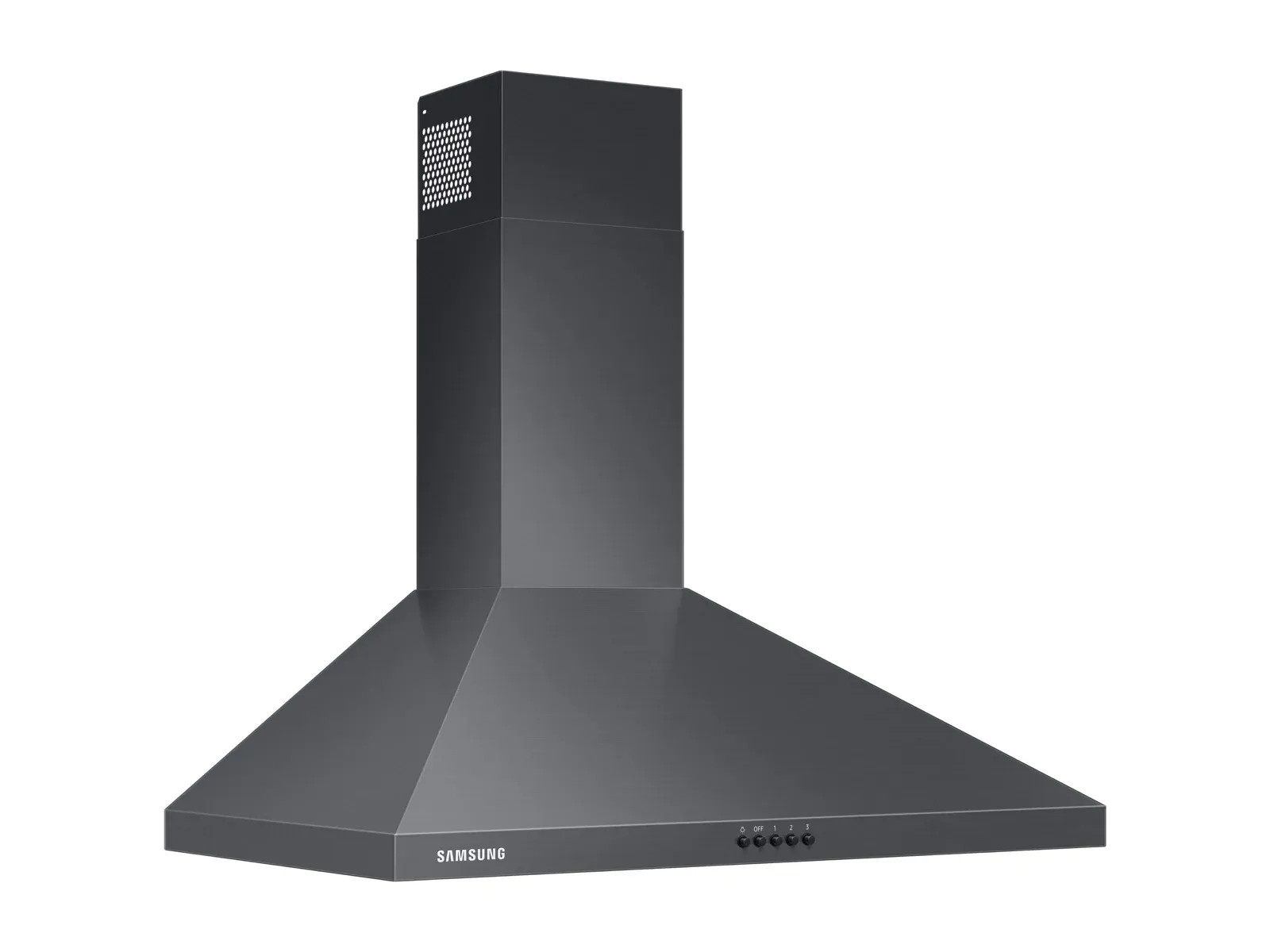 Samsung 5000 Series Black 30" Wall Mount Canopy Hood
