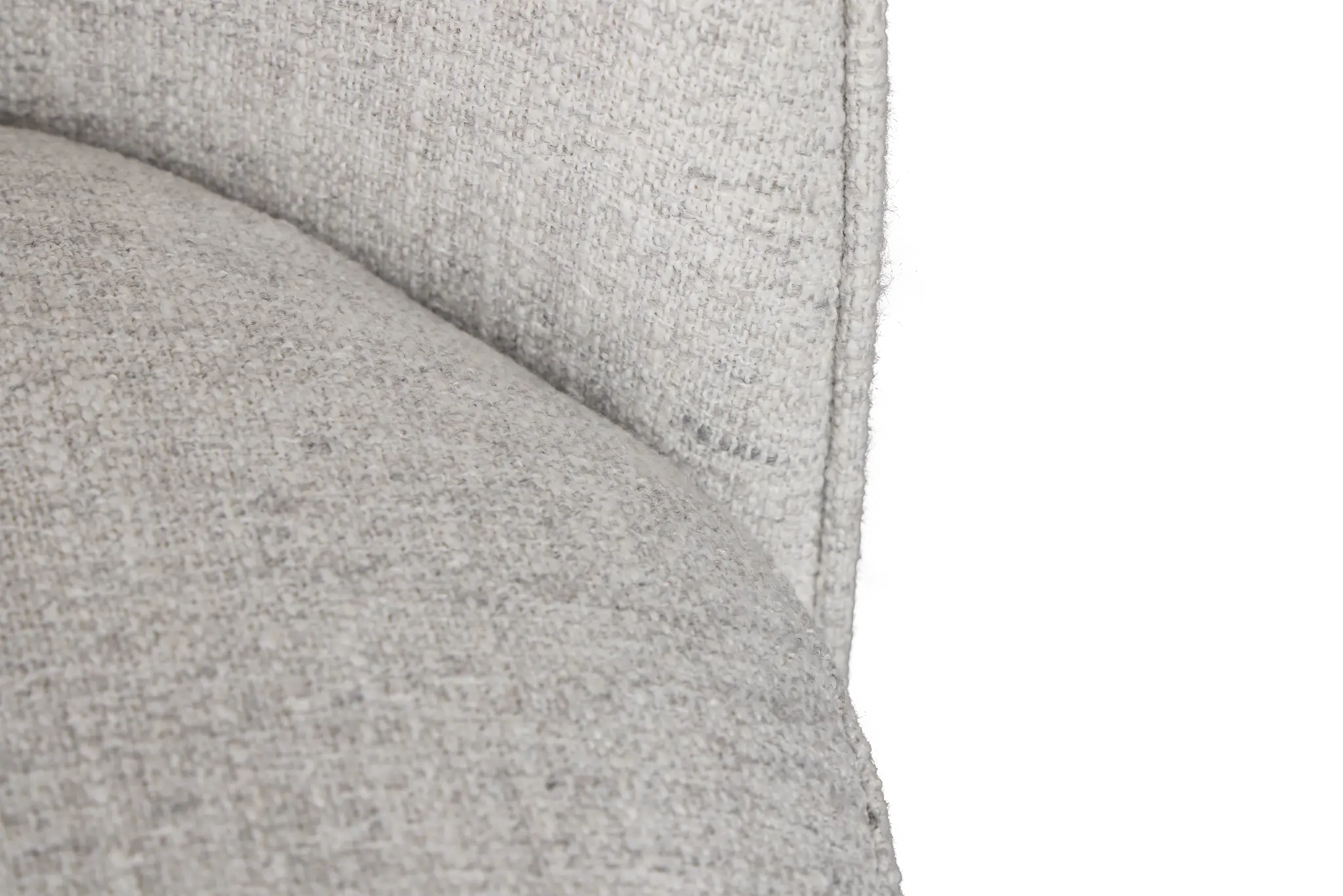 Claude Gray Round Upholstered Side Chair Claude Gray Round Upholstered Side Chair
