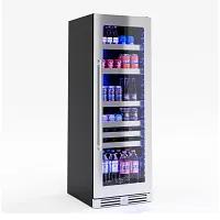 Xo Appliance 2470 Series Beverage Center Stainless Steel Rvrbl Door Beverage Center
