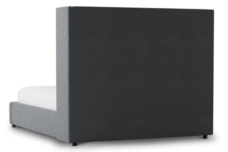 Captiva Elavation Gray 60" Upholstered Shelter Bed