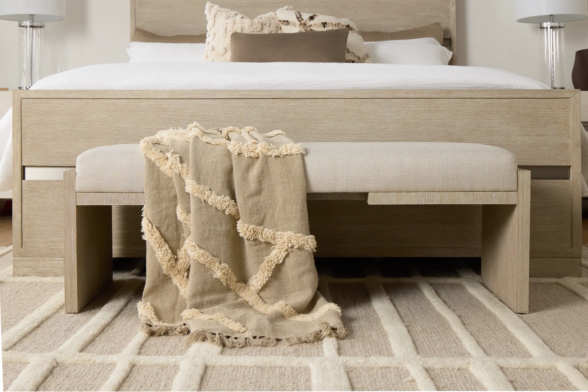 Miramar Light Tone Uph Bench