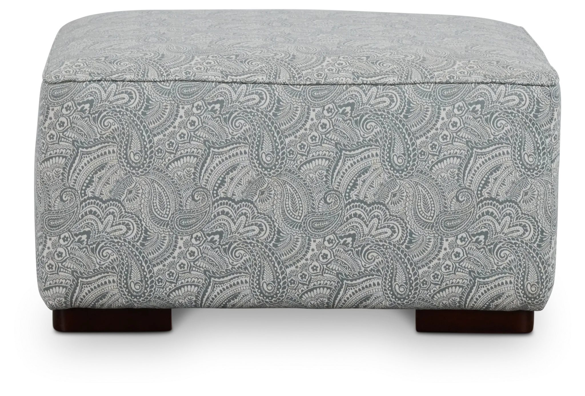 Venezia Blue Fabric Cocktail Ottoman