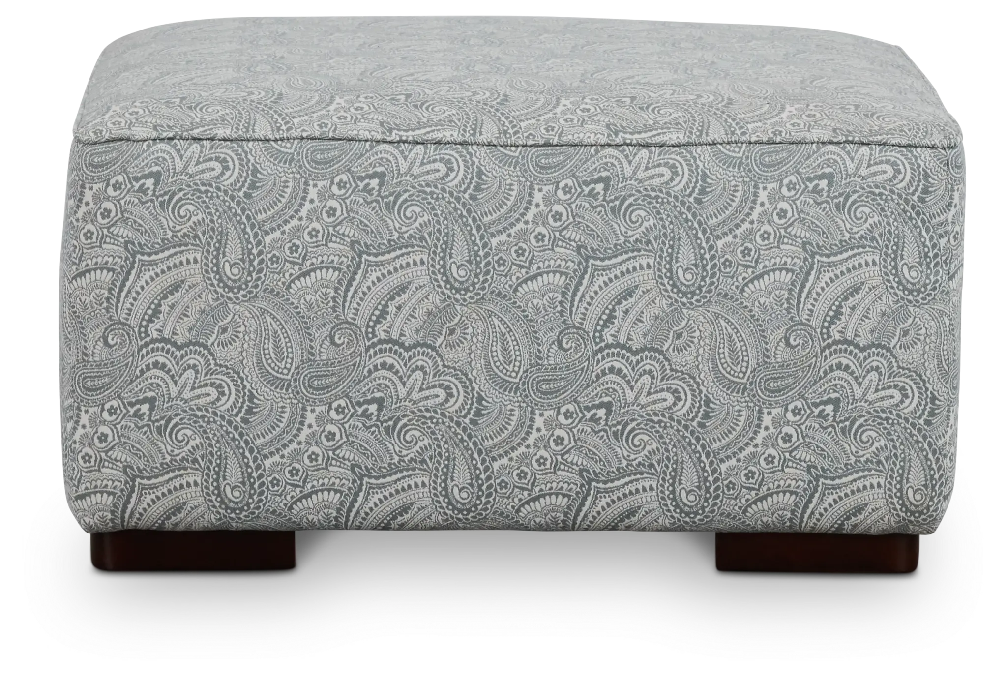 Venezia Blue Fabric Cocktail Ottoman Venezia Blue Fabric Cocktail Ottoman