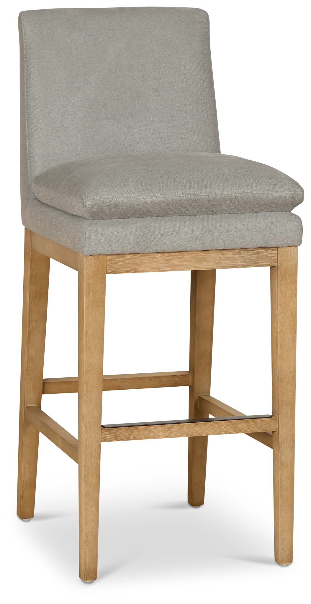 Nixon Gray 30" Upholstered Barstool