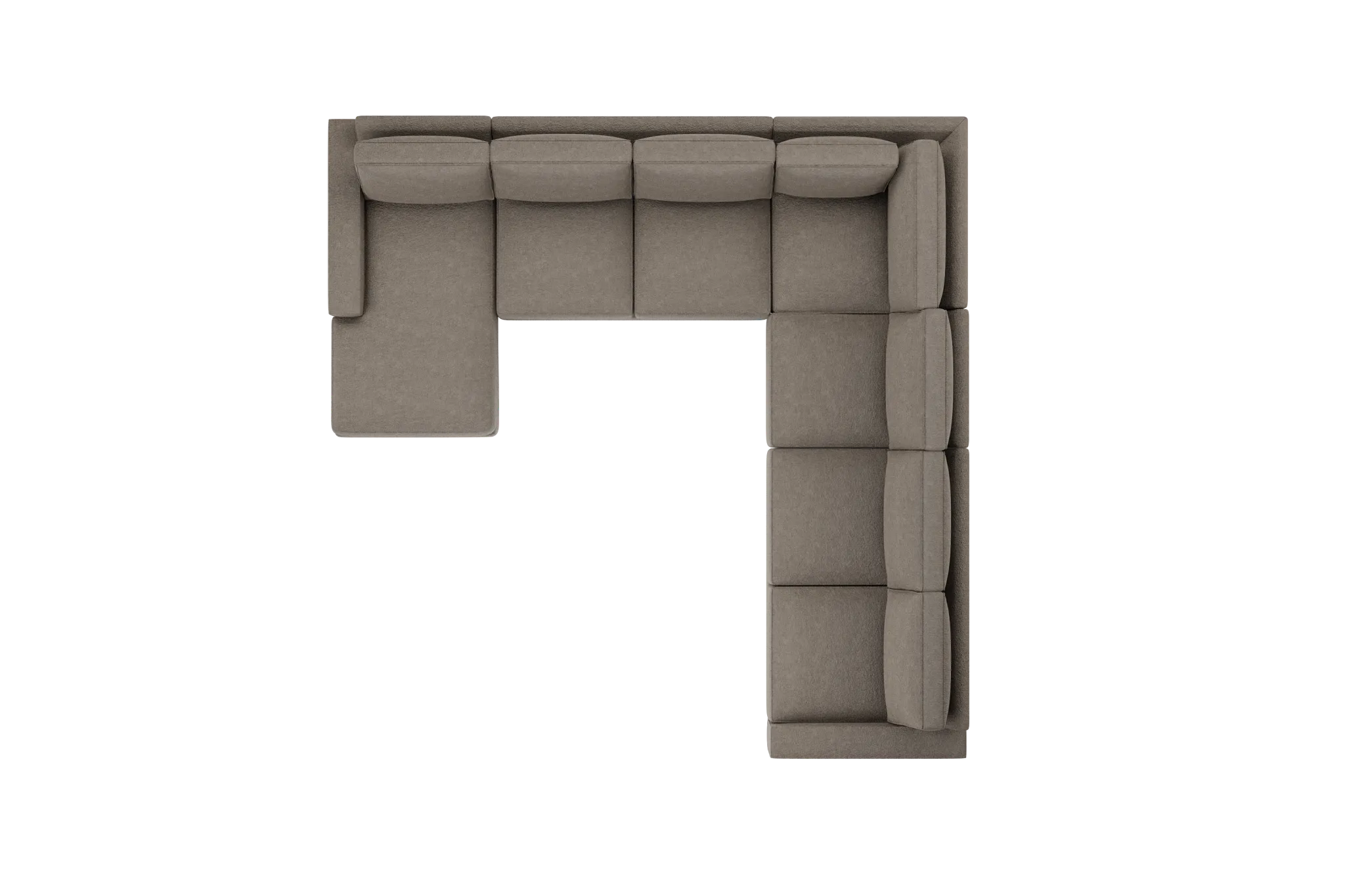 Edgewater Elite Brown Large Left Chaise Sectional