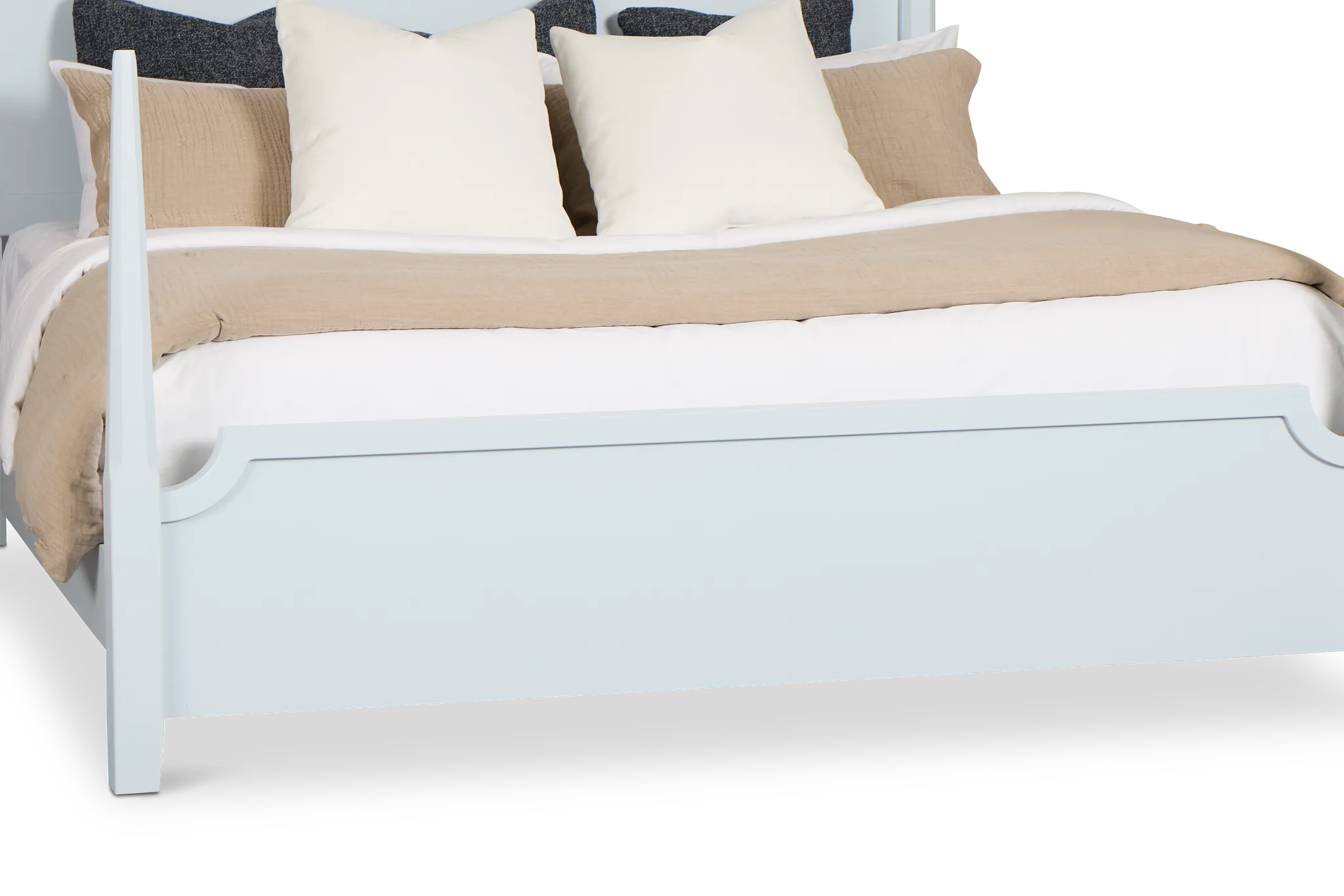 Carolina Light Blue Poster Bed