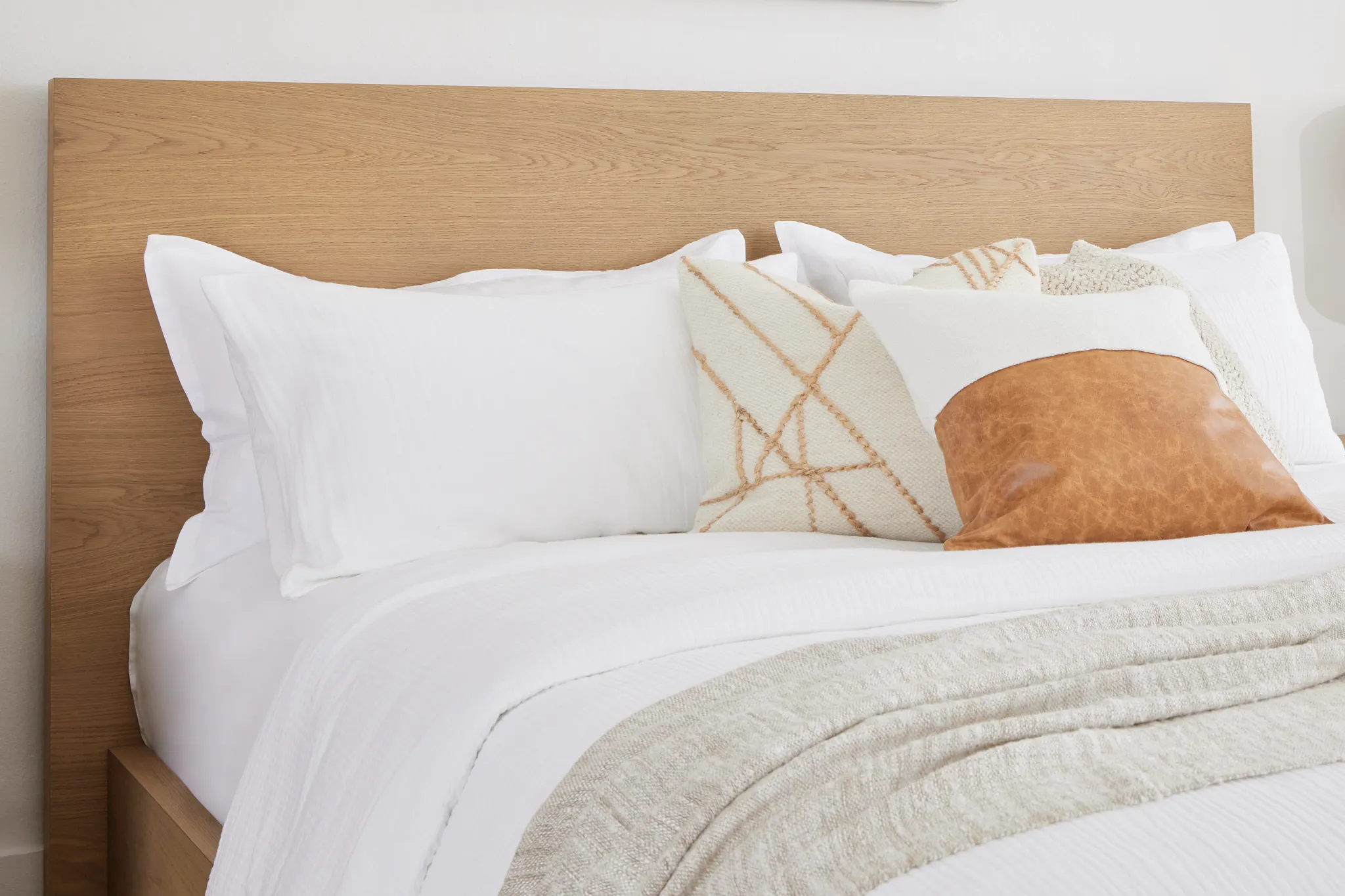 Haven Light Tone Platform Bed