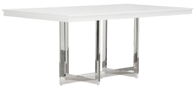 Cortina White Rectangular Table