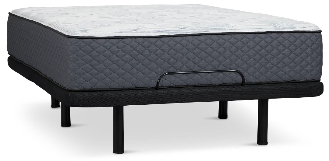 Kevin Charles By Sealy Signature Medium Plus Adjustable Mattress Set