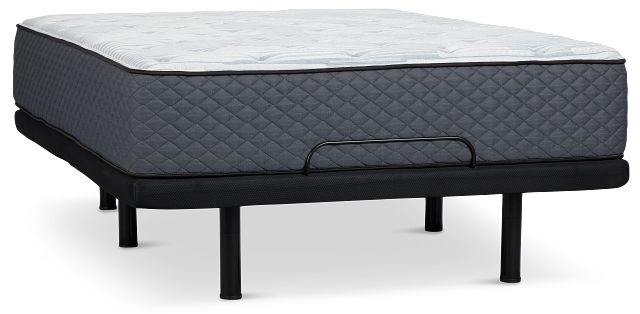 Kevin Charles By Sealy Signature Medium Plus Adjustable Mattress Set