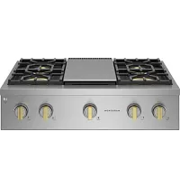 Monogram 364 Series Stainless Steel 36" Gas Cook Top