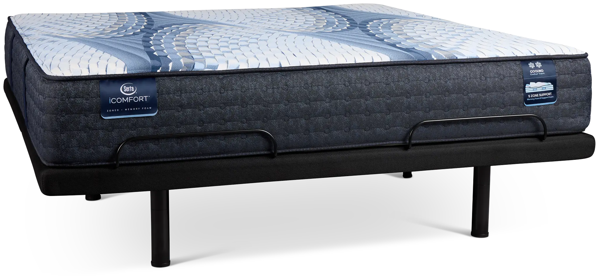 Serta Icomfort Iona Medium Deluxe Adjustable Mattress Set Serta Icomfort Iona Medium Deluxe Adjustable Mattress Set