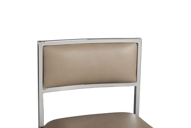 Amalfi Taupestnl Steel 30" Upholstered Barstool