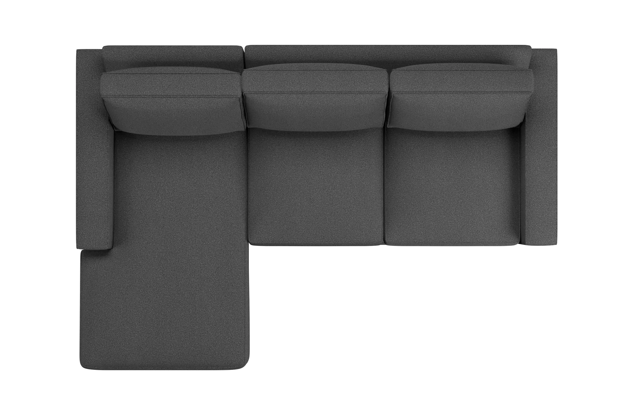 Edgewater Delray Dark Gray Left Chaise Sectional Edgewater Delray Dark Gray Left Chaise Sectional