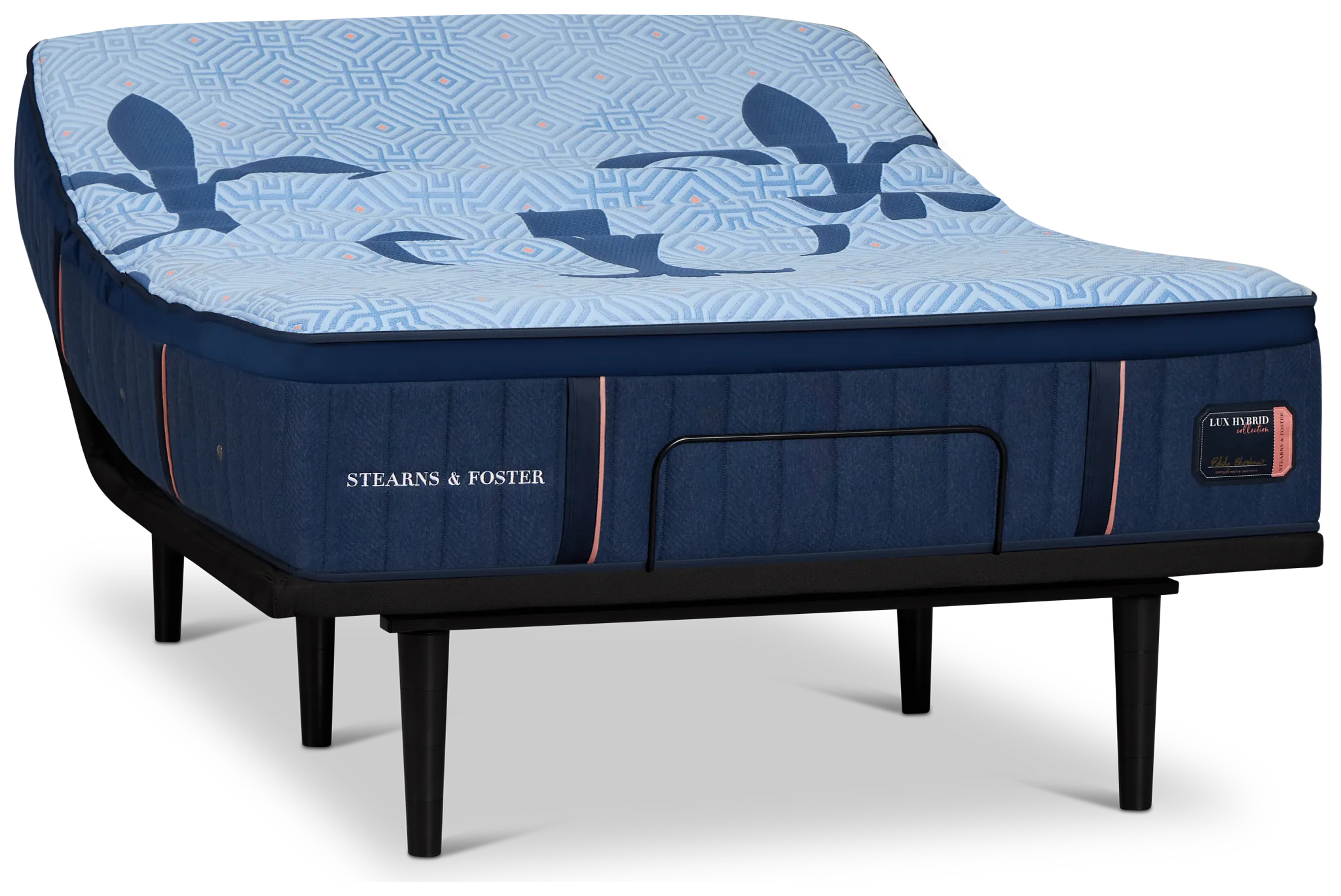 Stearns & Foster Lux Estate Elite Soft Hybrid 14" Soft Ease Adjustable Mattress Set