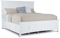 Heron Cove White Panel Bed