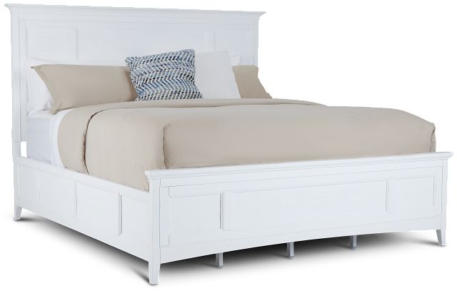 Heron Cove White Panel Bed