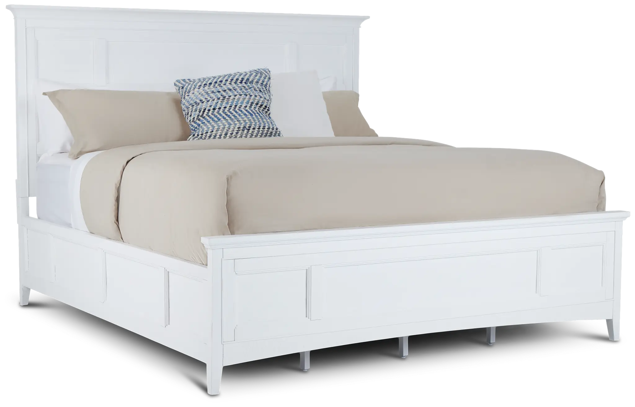 Heron Cove White Panel Bed Heron Cove White Panel Bed