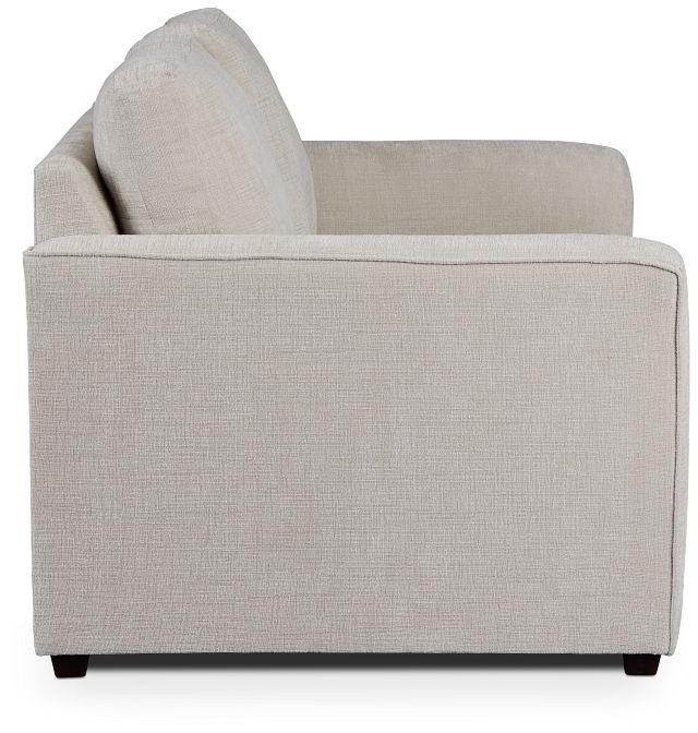 Maxie Light Beige Micro Loveseat