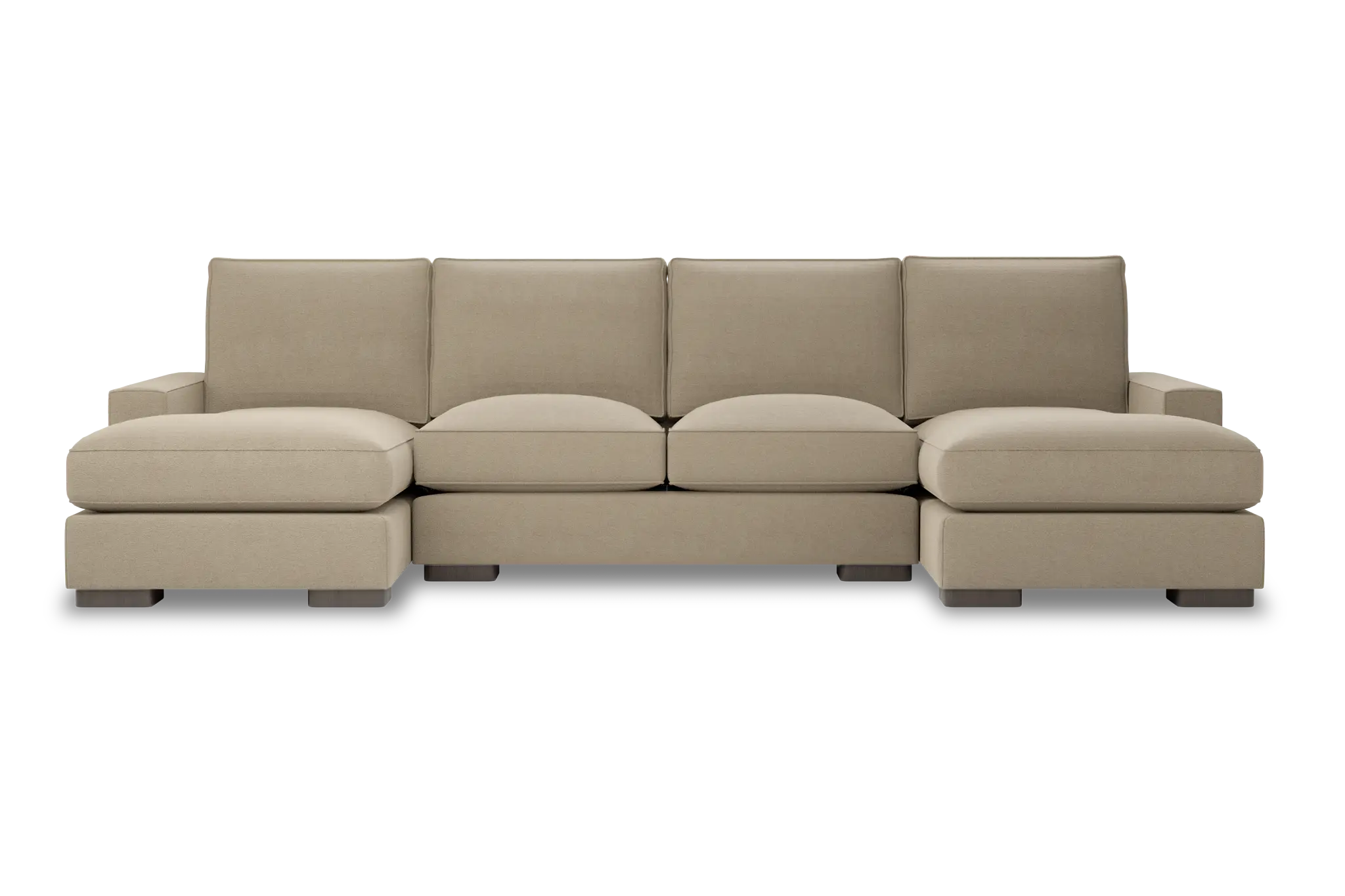 Edgewater Elite Taupe Double Chaise Sectional Edgewater Elite Taupe Double Chaise Sectional