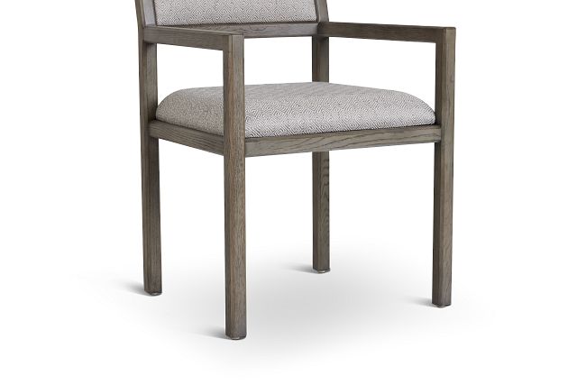 Mitcham Light Tone Wood Arm Chair