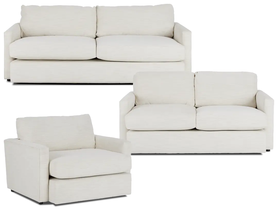 Noah Ivory Fabric Living Room Noah Ivory Fabric Living Room