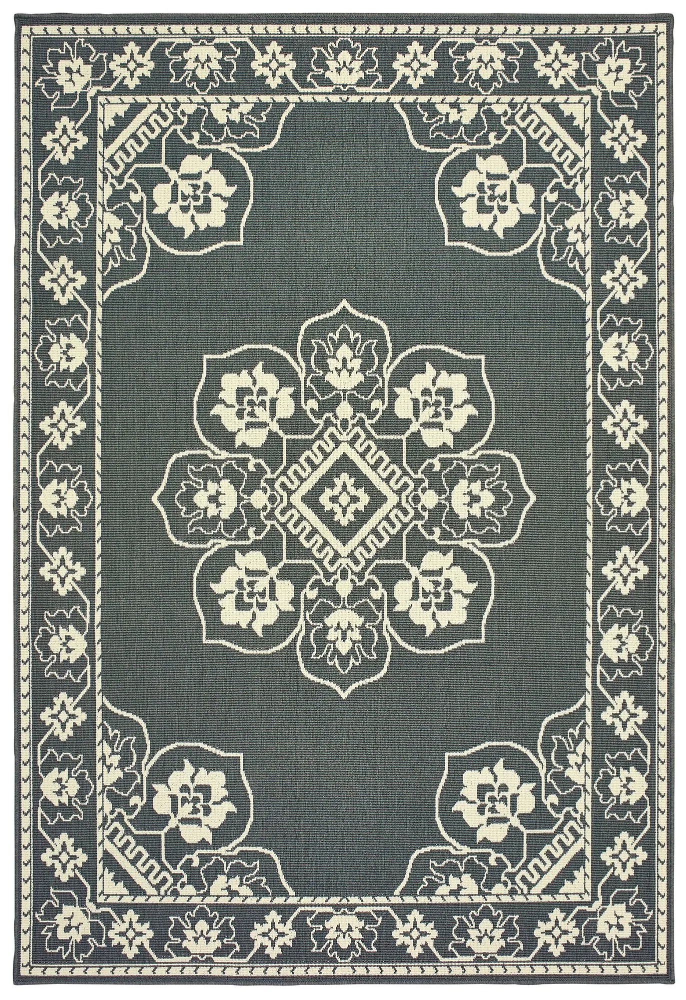 Marietta Gray Indoor/outdoor 2x3 Area Rug