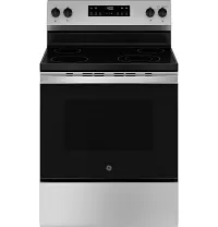 Ge 400 Series Stainless Steel 30" Electric Range