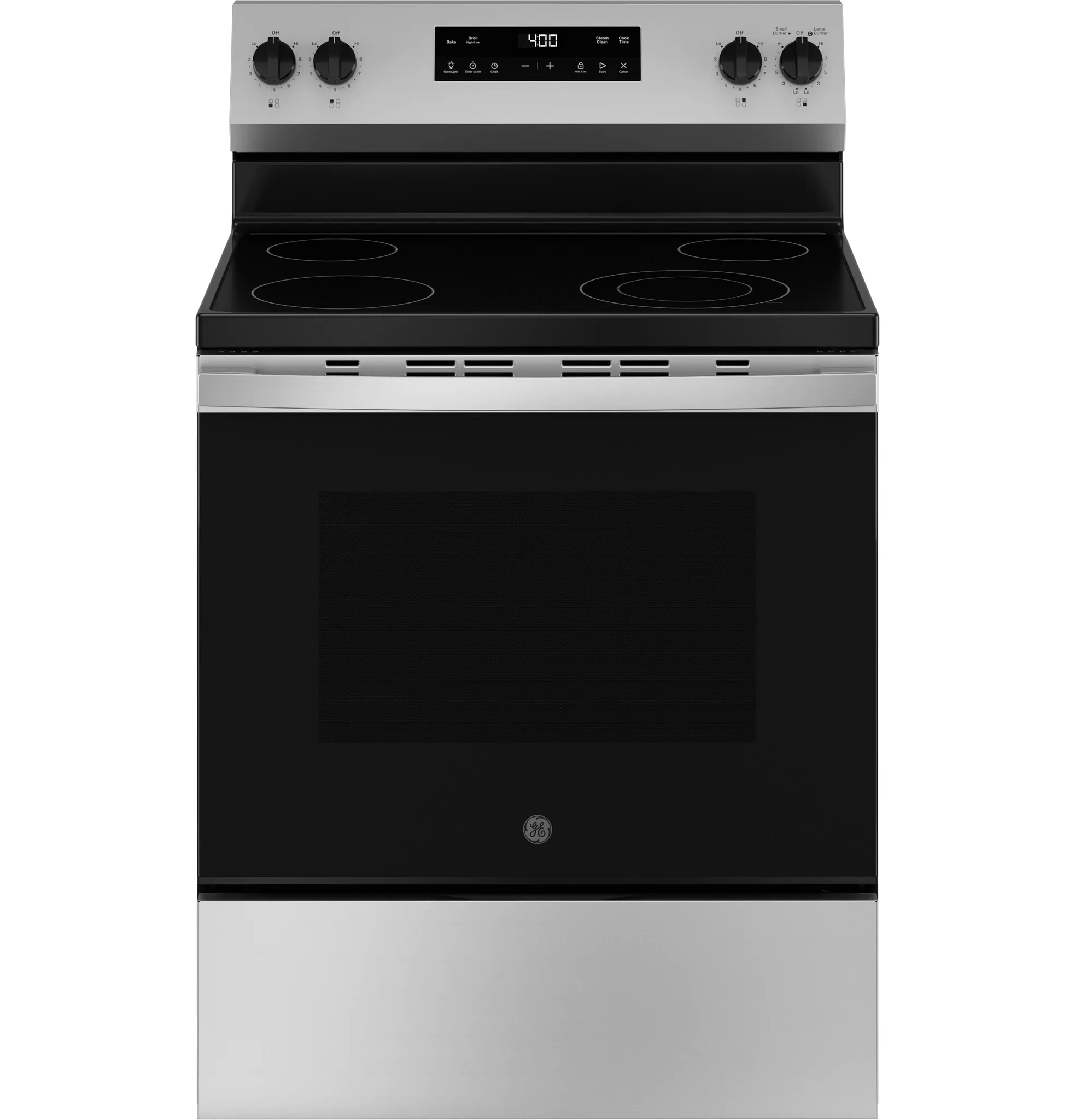 Ge 400 Series Stainless Steel 30" Electric Range