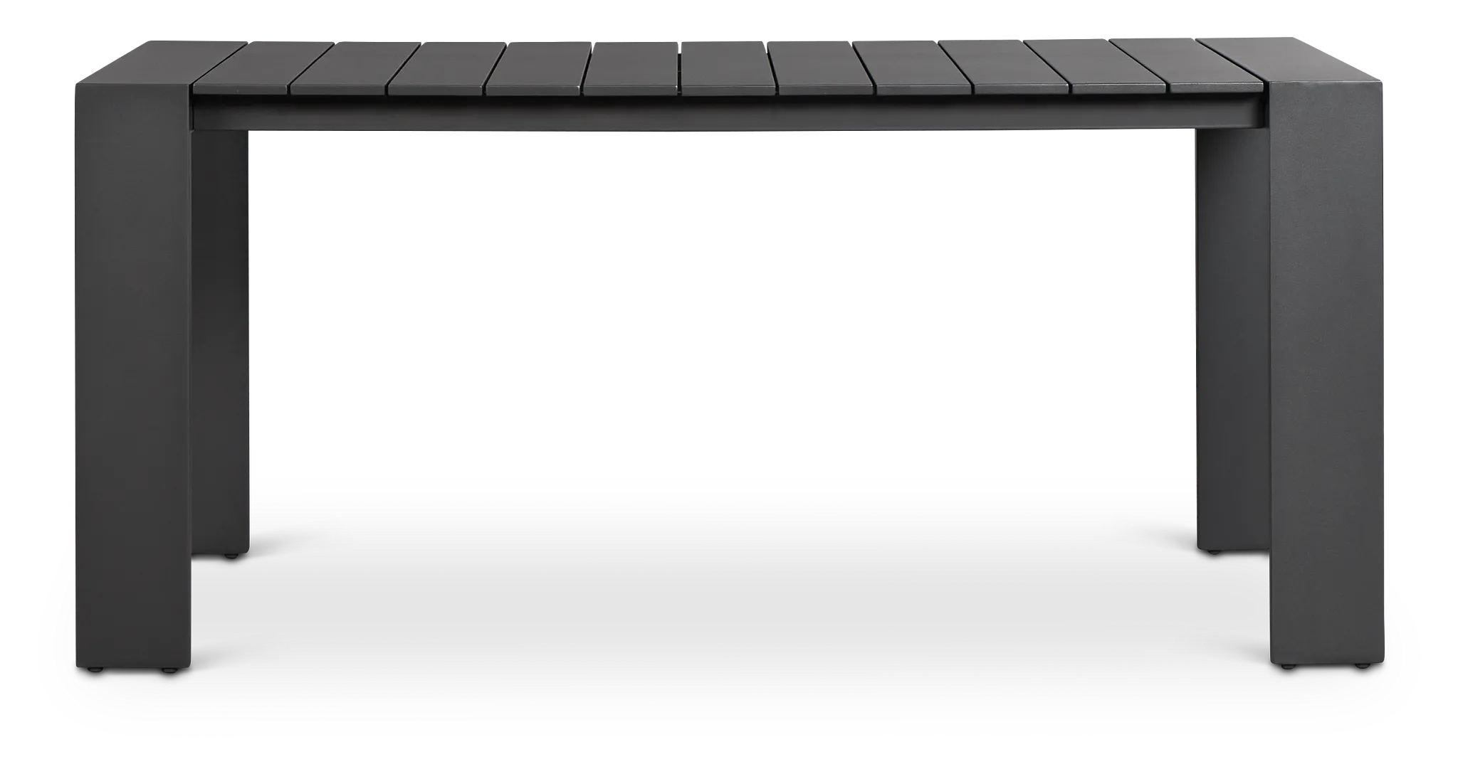 Sunrise Dark Gray 65" Rectangular Table